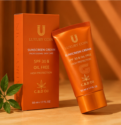 کرم ضد آفتاب spf30 برند لاکچری کوین