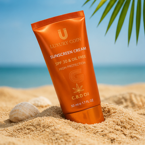 کرم ضد آفتاب spf30 برند لاکچری کوین