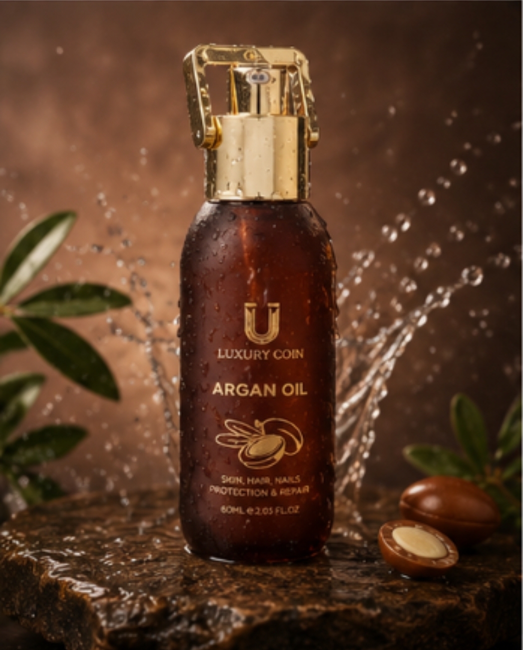روغن تقویت کننده مو و ابرو آرگان لاکچری کوین